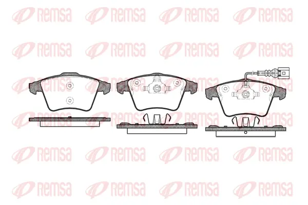 Brake Pad Set, disc brake (1045 01)
