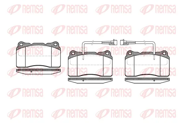 Brake Pad Set, disc brake (0666 02)
