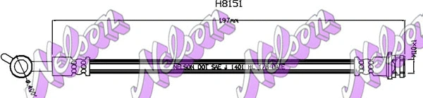 Brake Hose (H8151)