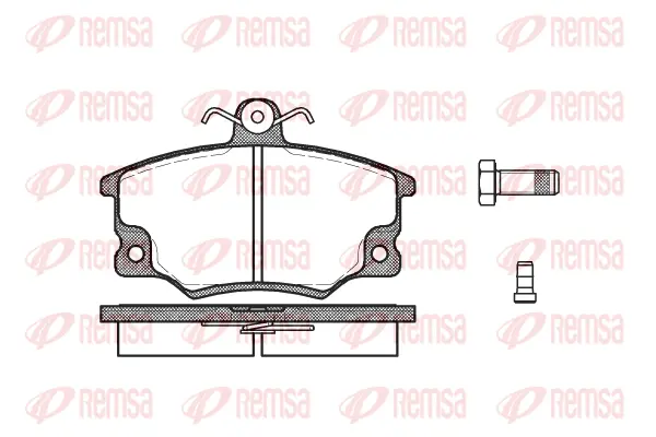 Brake Pad Set, disc brake (0146 14)