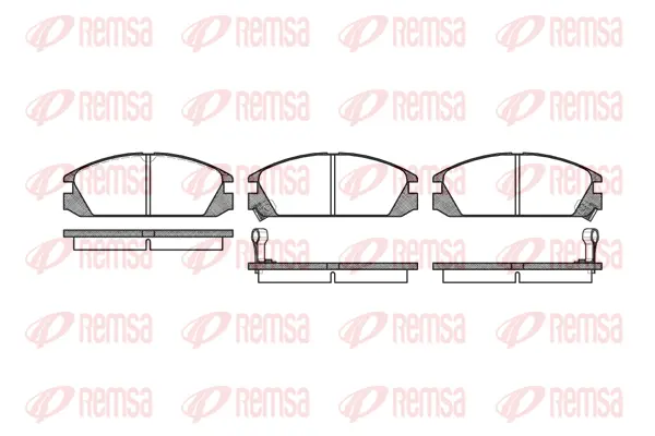 Brake Pad Set, disc brake (0228 02)