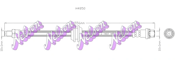 Brake Hose (H4850)