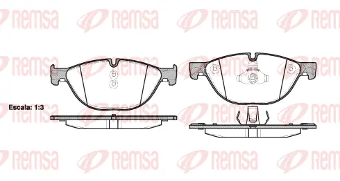 Brake Pad Set, disc brake (1414 00)