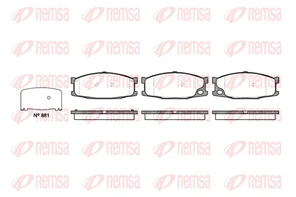 Brake Pad Set, disc brake (0283 10)