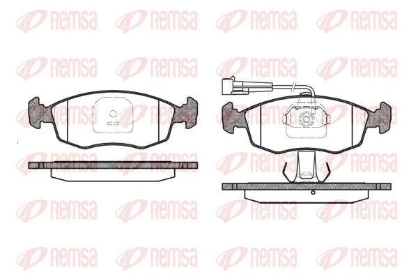 Brake Pad Set, disc brake (0172 12)