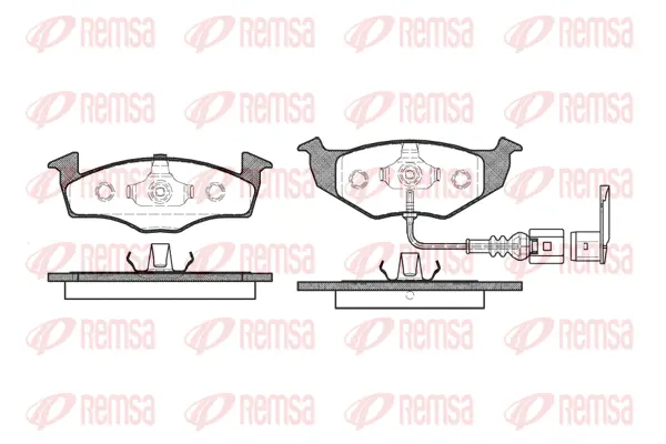 Brake Pad Set, disc brake (0609 11)