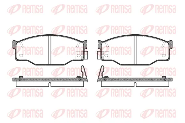 Brake Pad Set, disc brake (0195 14)