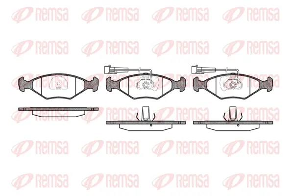 Brake Pad Set, disc brake (0281 32)