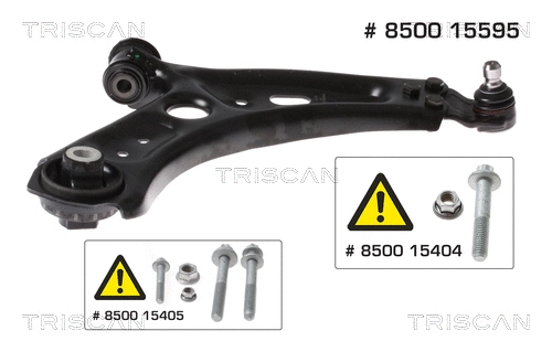 Control/Trailing Arm, wheel suspension (8500 15595)