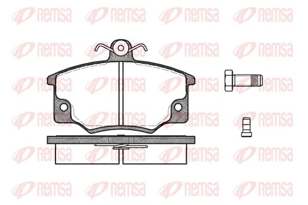 Brake Pad Set, disc brake (0146 04)