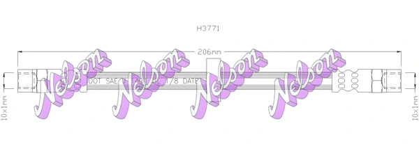 Brake Hose (H3771)