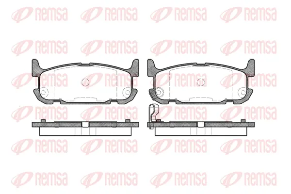 Brake Pad Set, disc brake (0853 12)
