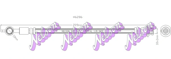 Brake Hose (H6286)