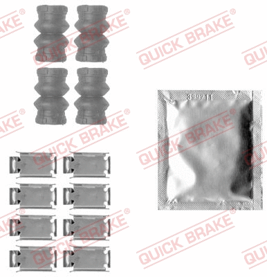 Accessory Kit, disc brake pad (109-1788)