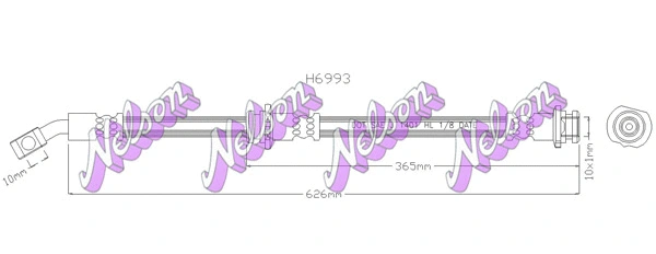 Brake Hose (H6993)