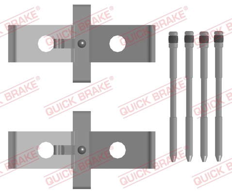Accessory Kit, disc brake pad (109-0136)