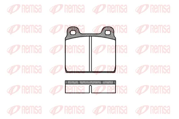 Brake Pad Set, disc brake (0002 20)