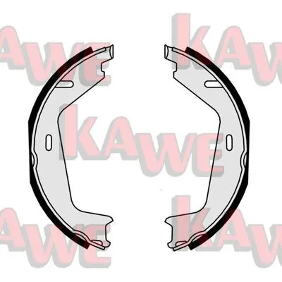 Brake Shoe Set, parking brake (01036)