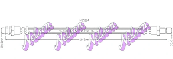 Brake Hose (H1524)