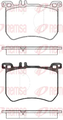 Brake Pad Set, disc brake (1533 00)