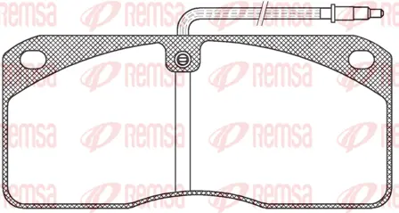 Brake Pad Set, disc brake (JCA278.40)