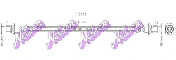 Brake Hose (H5572)