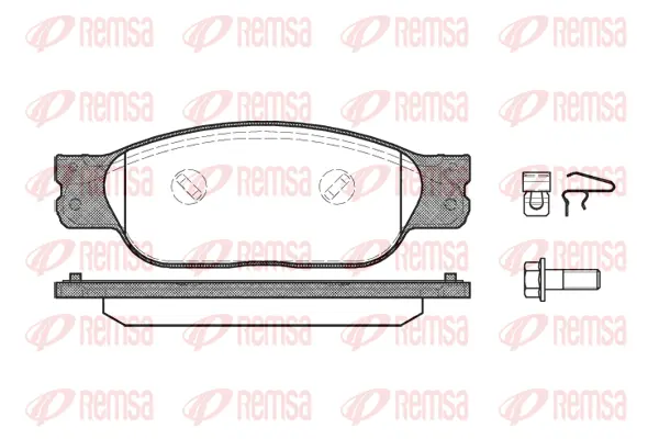 Brake Pad Set, disc brake (0731 10)
