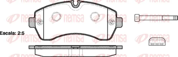 Brake Pad Set, disc brake (1243 00)