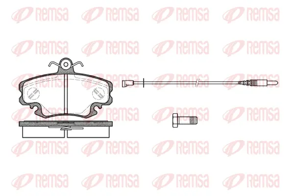 Brake Pad Set, disc brake (0141 30)