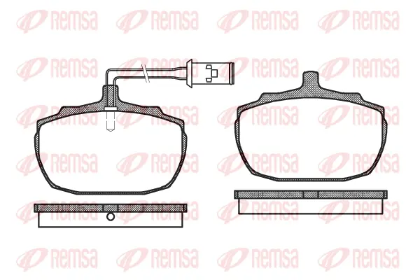 Brake Pad Set, disc brake (0057 02)