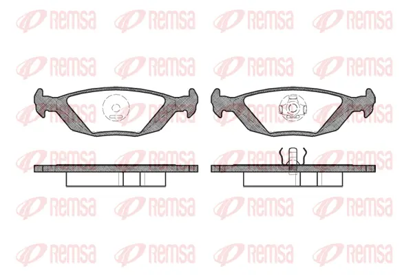 Brake Pad Set, disc brake (0155 20)