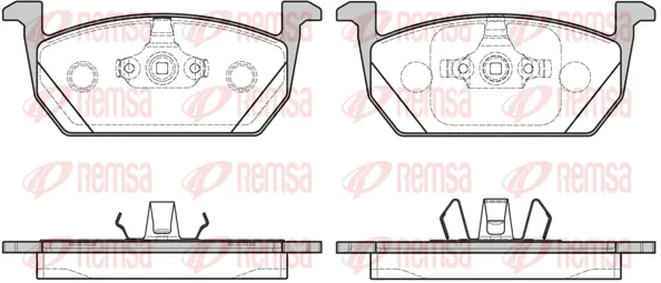 Brake Pad Set, disc brake (1710 00)