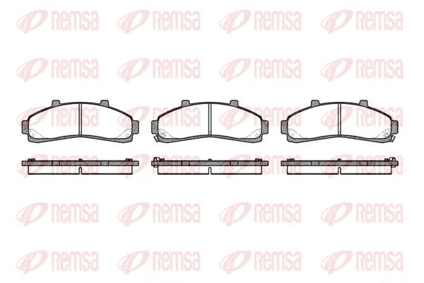 Brake Pad Set, disc brake (0571 02)