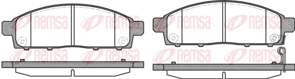 Brake Pad Set, disc brake (1242 01)