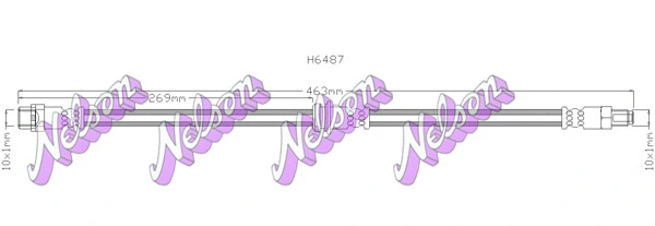 Brake Hose (H6487)