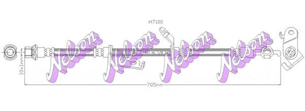 Brake Hose (H7100)