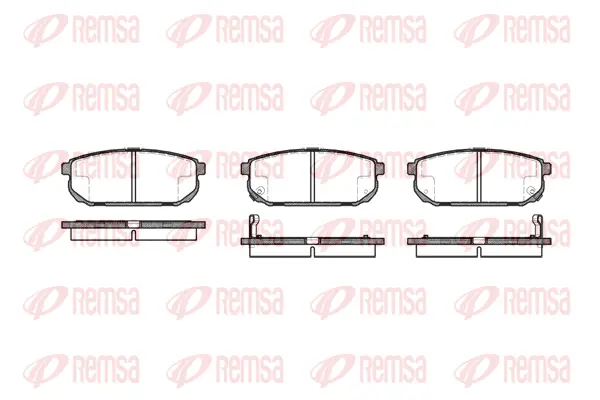 Brake Pad Set, disc brake (1042 02)
