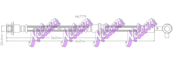 Brake Hose (H6779)
