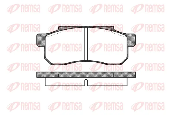 Brake Pad Set, disc brake (0203 10)
