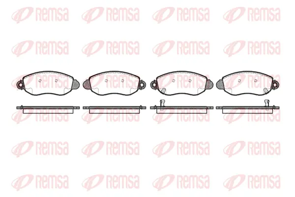 Brake Pad Set, disc brake (0772 02)