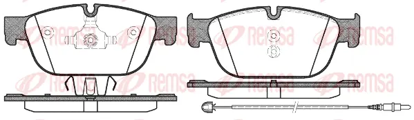 Brake Pad Set, disc brake (1451 01)