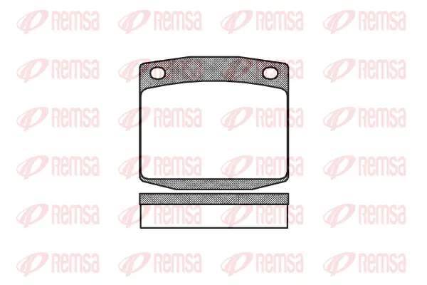 Brake Pad Set, disc brake (0095 00)