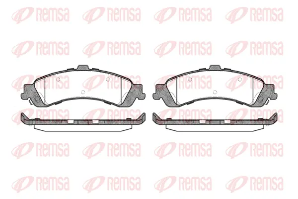 Brake Pad Set, disc brake (0809 02)