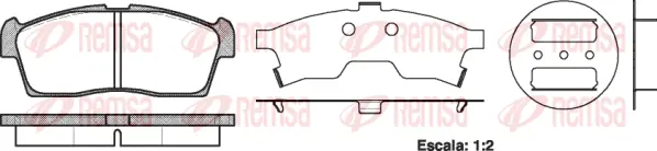 Brake Pad Set, disc brake (1199 00)
