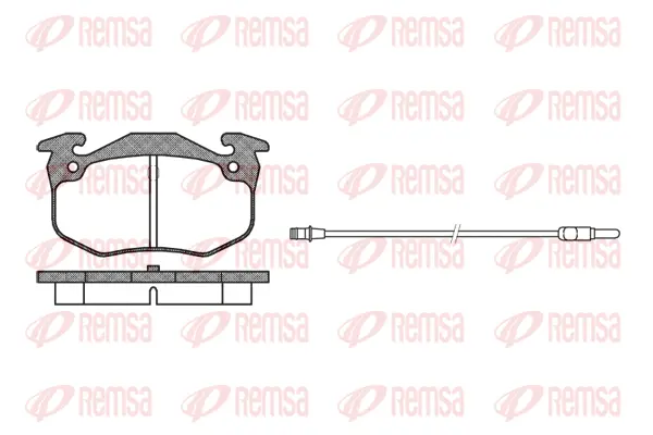 Brake Pad Set, disc brake (0144 92)