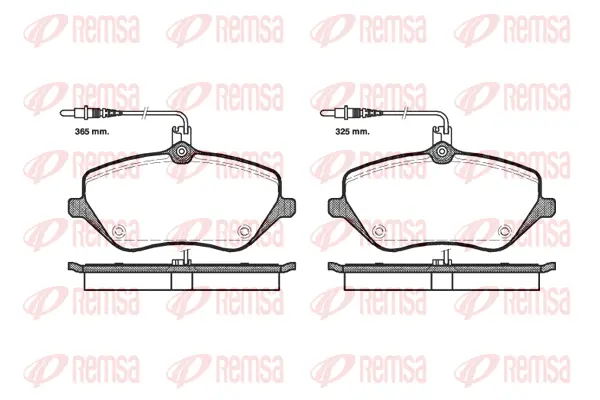 Brake Pad Set, disc brake (1101 04)