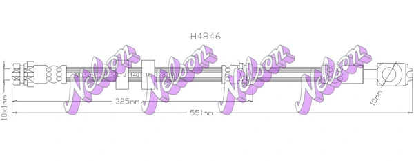 Brake Hose (H4846)