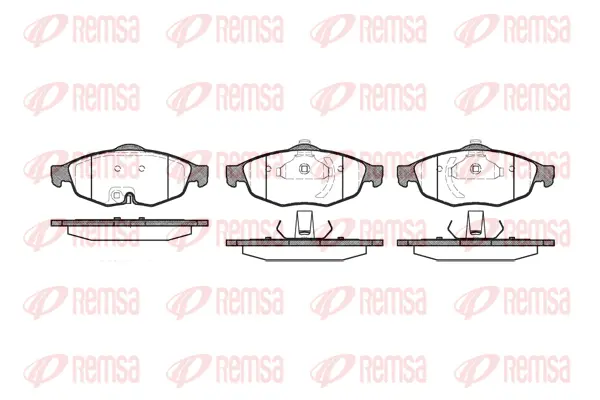 Brake Pad Set, disc brake (0812 02)