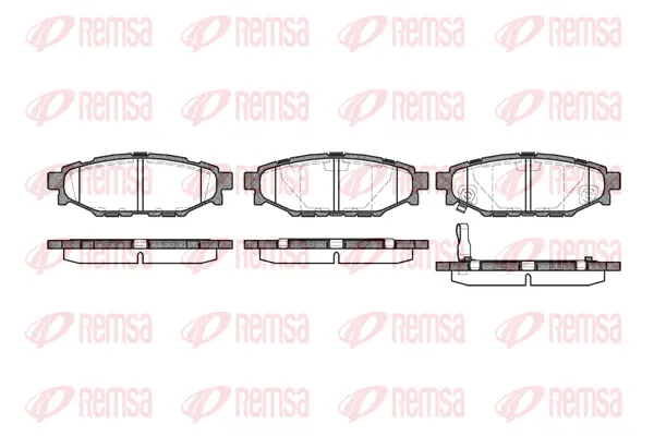 Brake Pad Set, disc brake (1136 01)