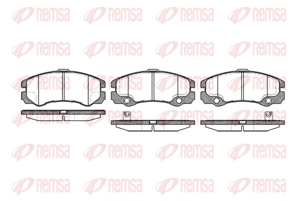 Brake Pad Set, disc brake (0425 32)